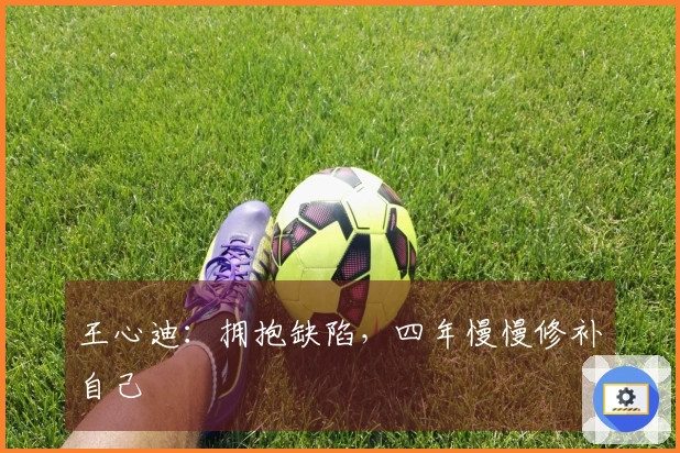 王心迪：拥抱缺陷，四年慢慢修补自己